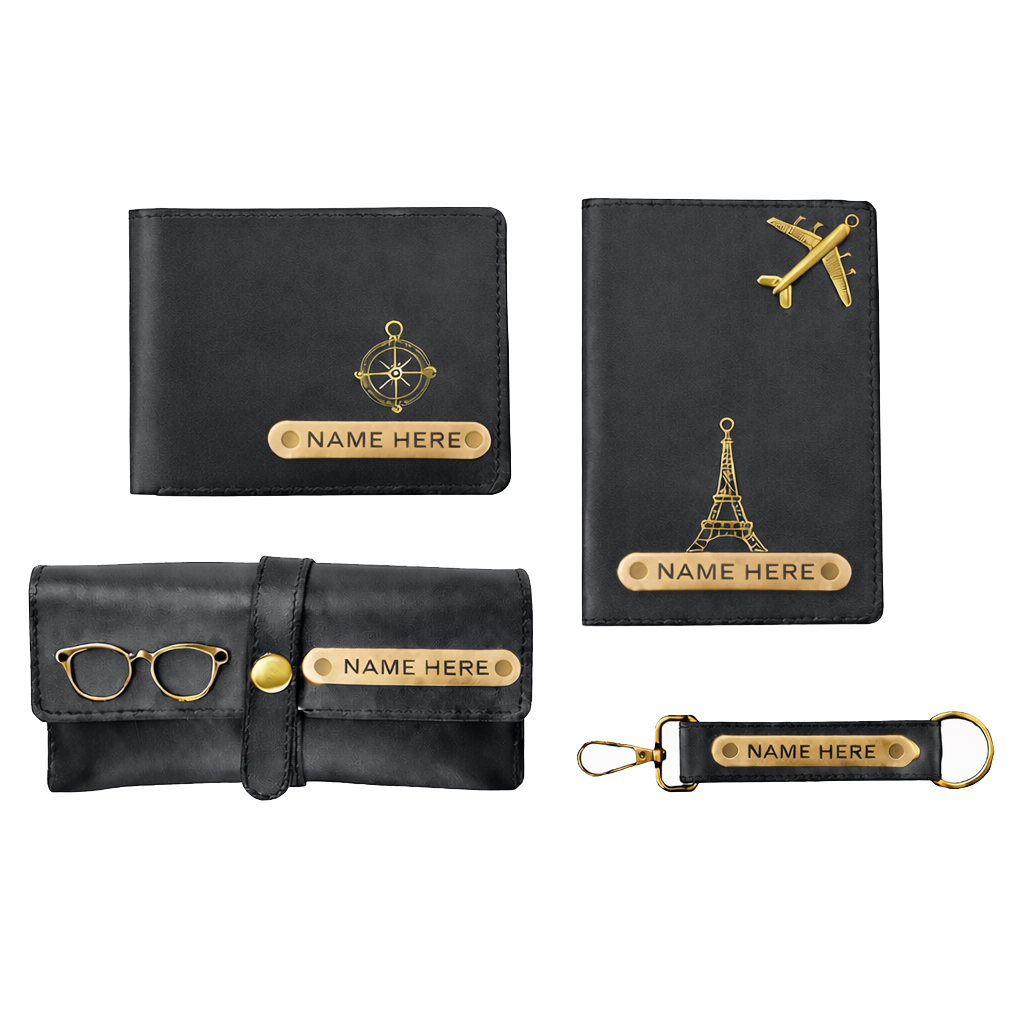 The Premium Personalized Leather Gift Set for Men