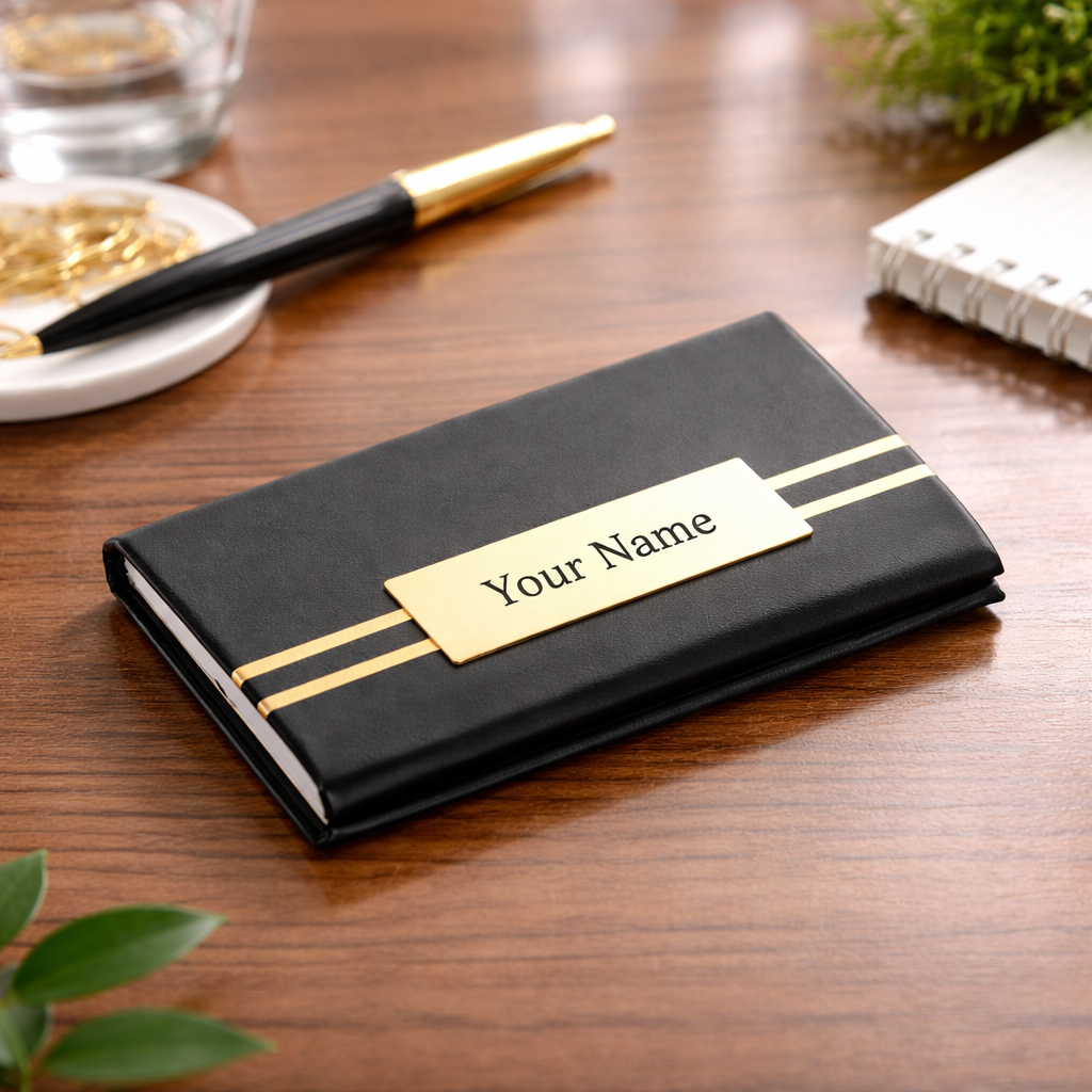 Custom Name Engraved Card Holder