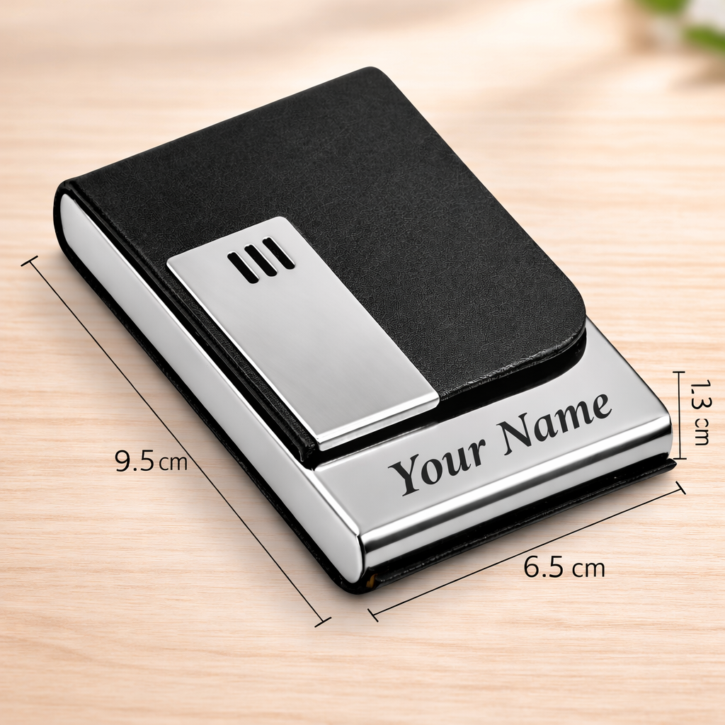 Personalized Name Engraving Card Holder