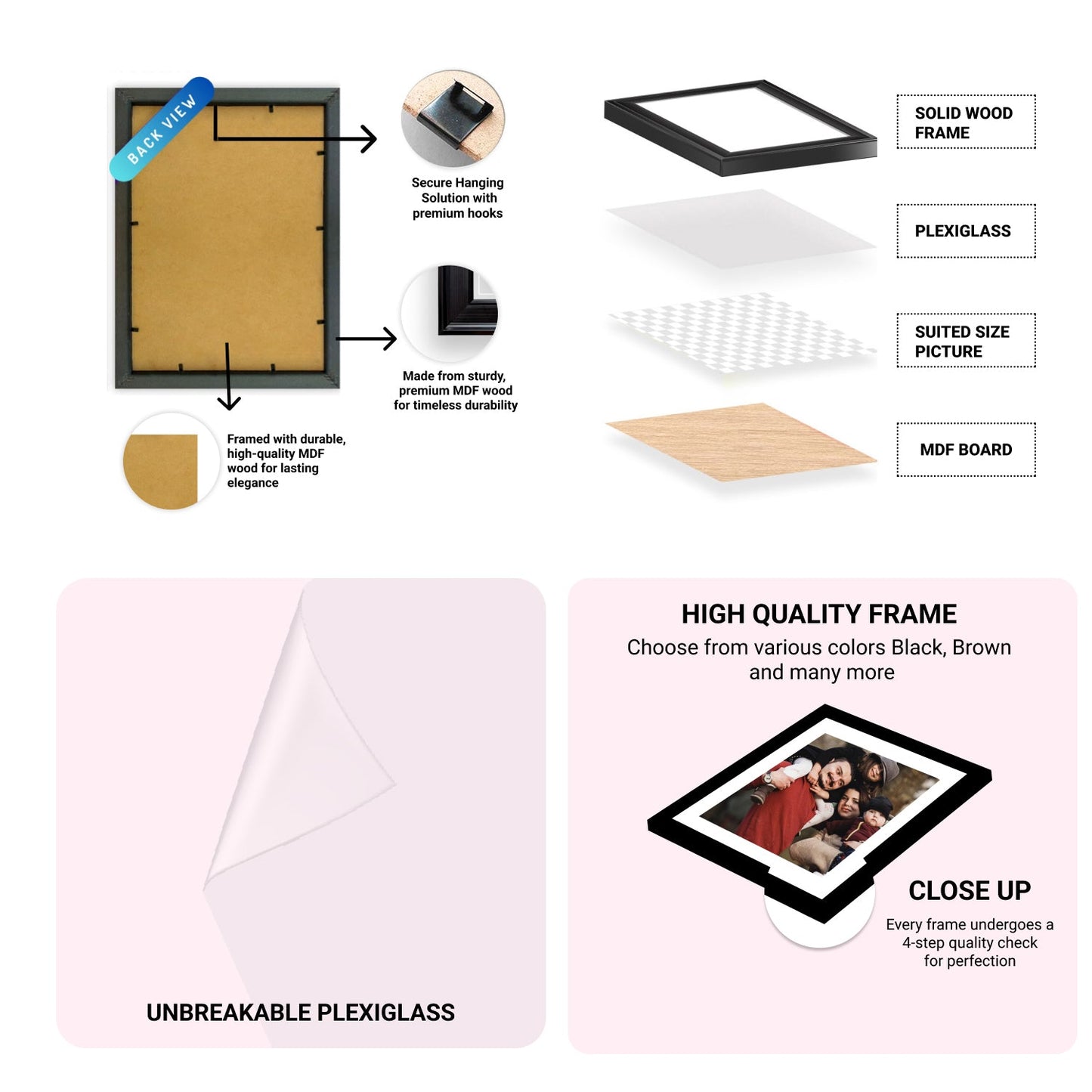 A4 Size Blank Frames (Set of 2)