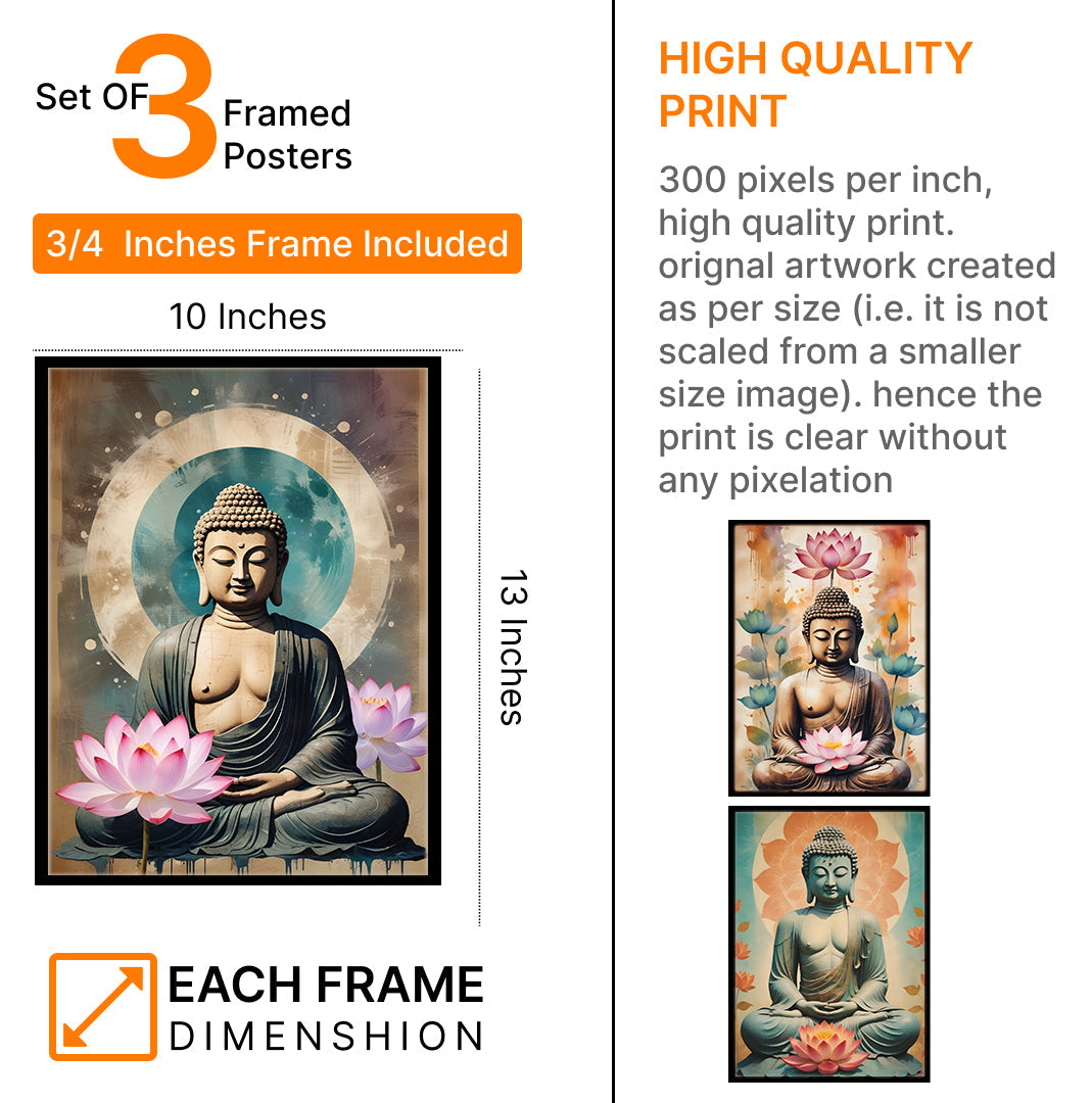 Meditative Buddha: A Symbol of Calm - Frame & Wall Art