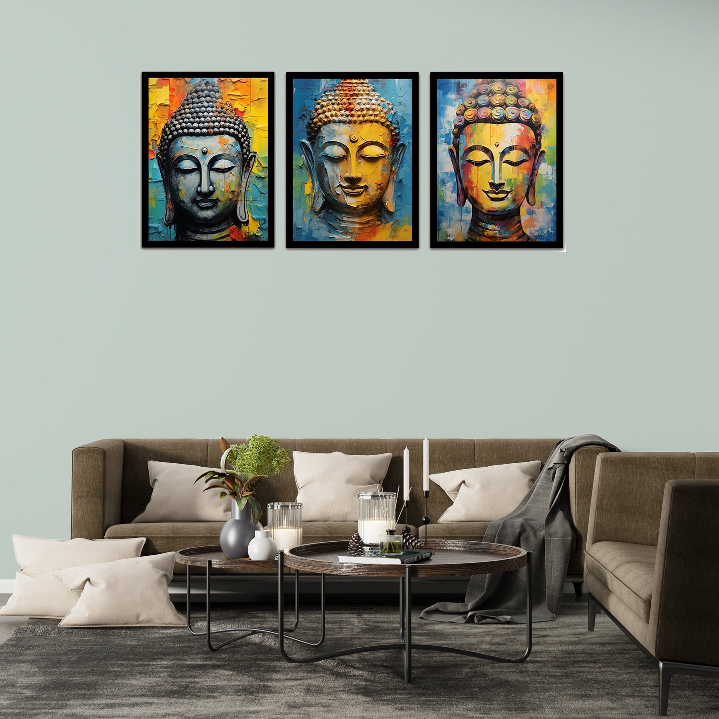 Spiritual Lord Buddha Frames & Wall Paintings