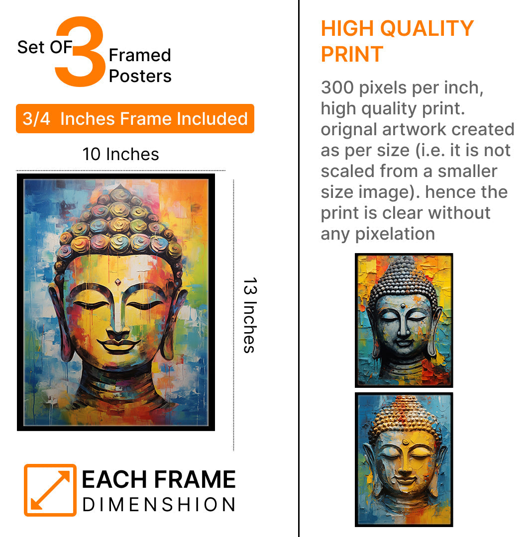 Spiritual Lord Buddha Frames & Wall Paintings