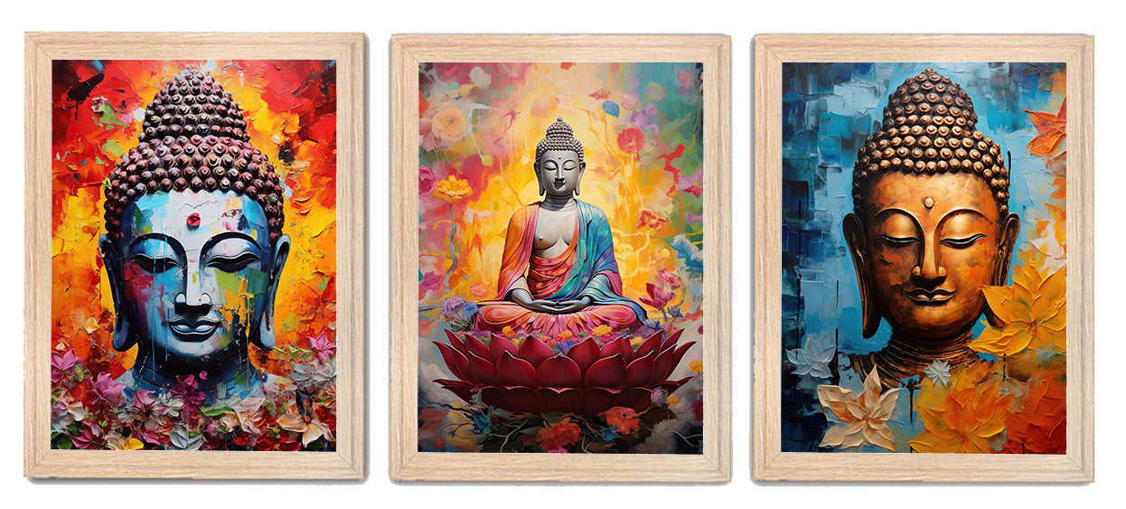 Serene Meditative Lord Buddha Frames & Wall Artwork