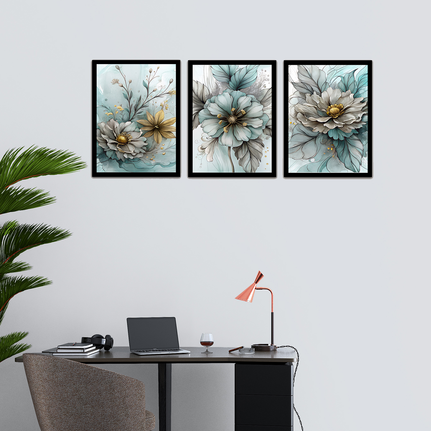 Modern Floral Art Photo Frames & Wall Décor