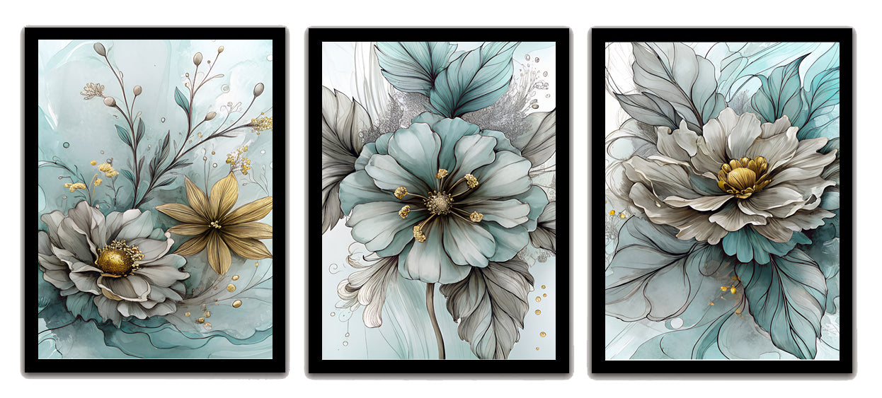 Modern Floral Art Photo Frames & Wall Décor