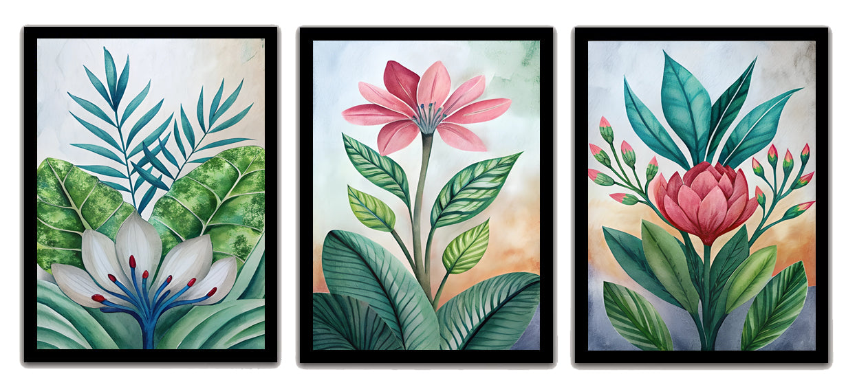 Exquisite Nature’s Beauty in Floral Frames – Wall Décor & Art