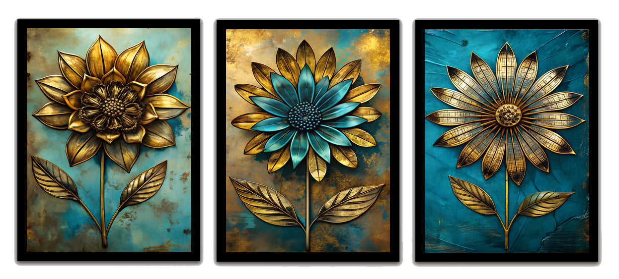 Stunning Abstract Flower Art Frames & Wall Décor