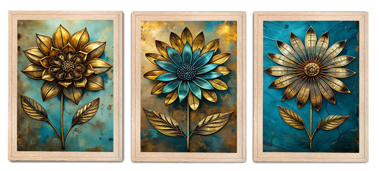 Stunning Abstract Flower Art Frames & Wall Décor