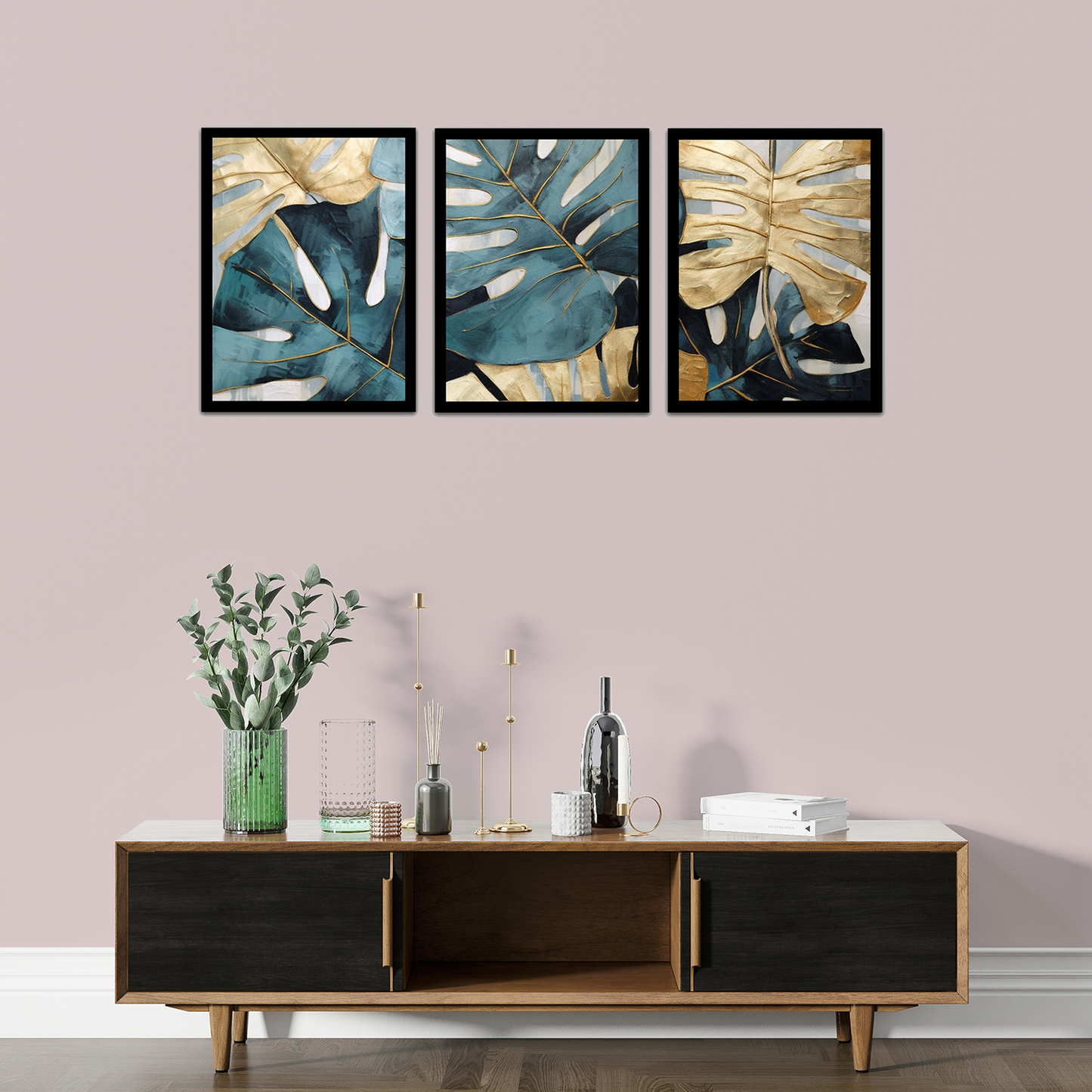Nature-Inspired Modern Abstract Leaf Photo Frame