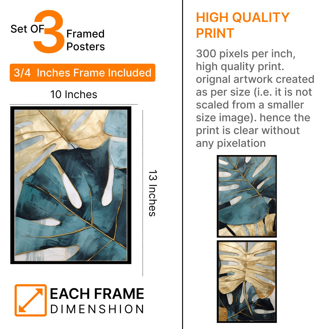 Nature-Inspired Modern Abstract Leaf Photo Frame