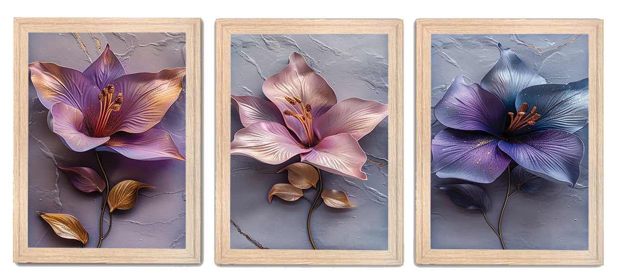 Charming Abstract Flower Painting Frames & Wall Art