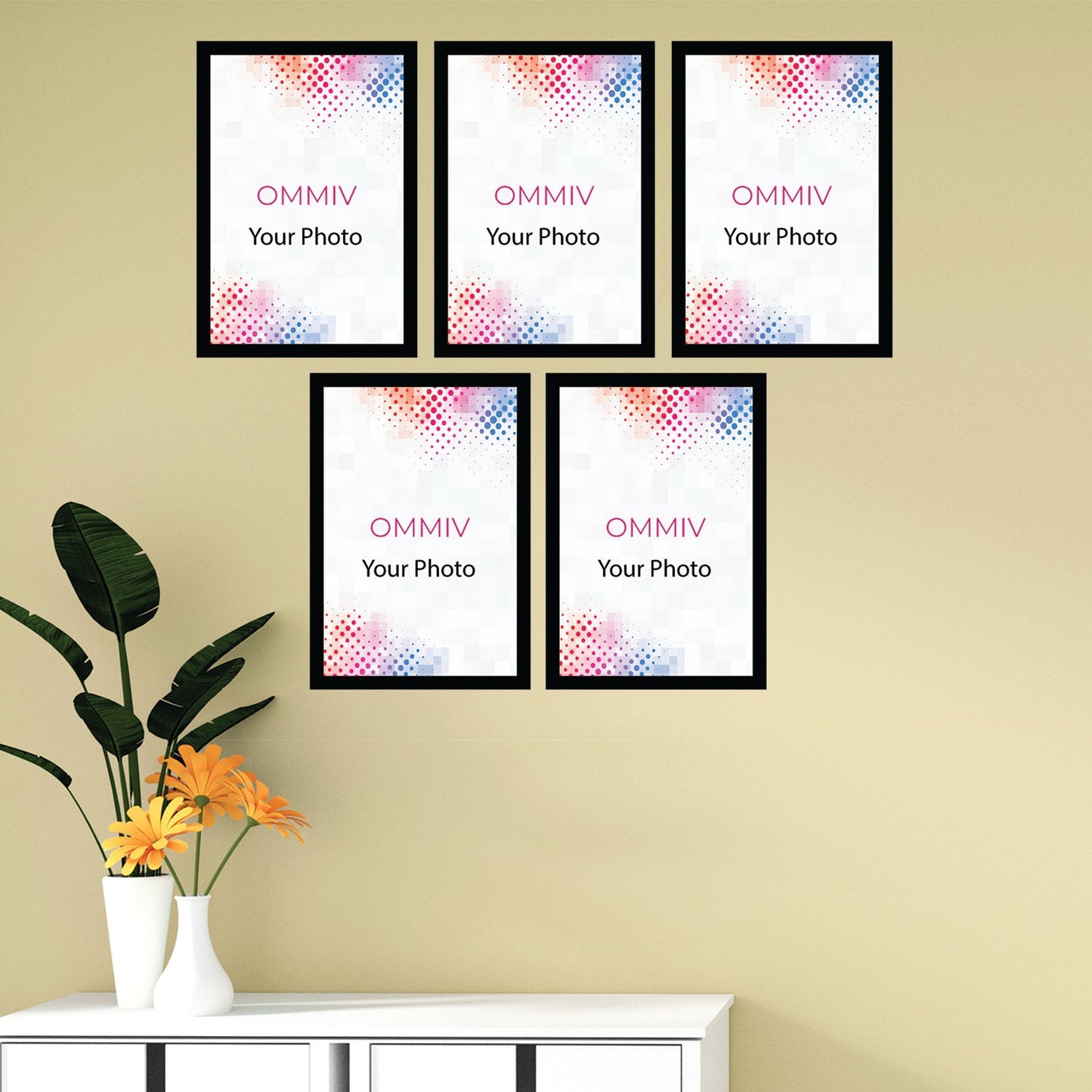 A4 Size Blank Frames (Set of 5)
