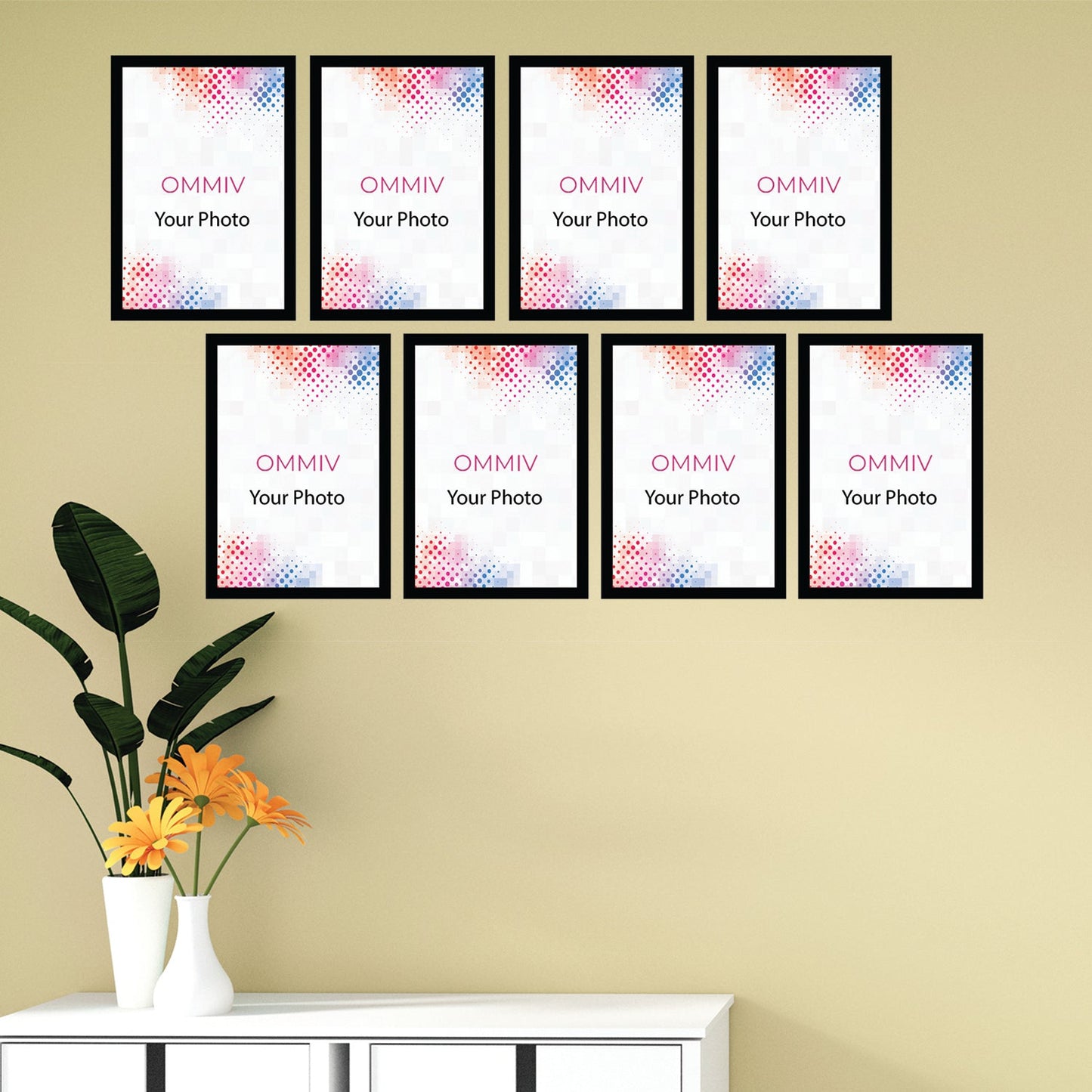 A4 Size Blank Frames (Set of 8)