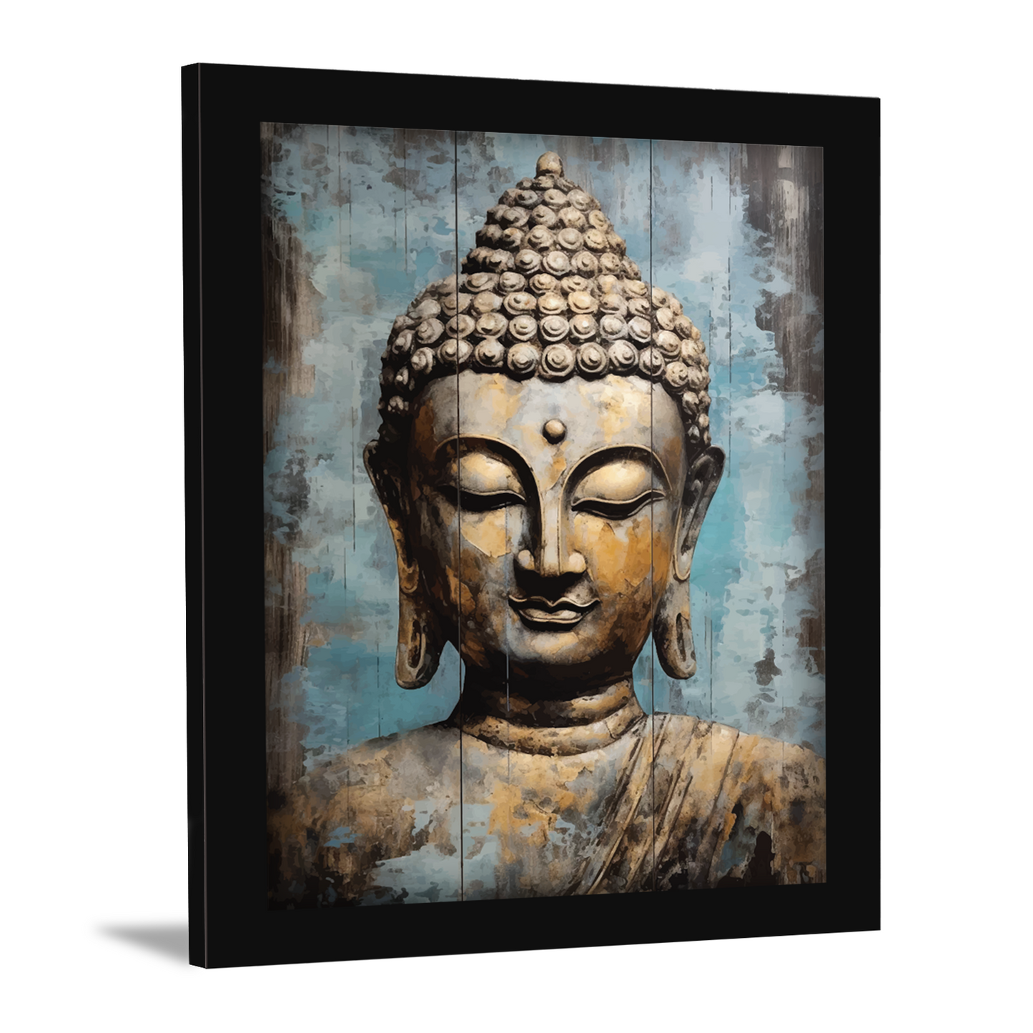 Lord Buddha: Serene Face Framed Art