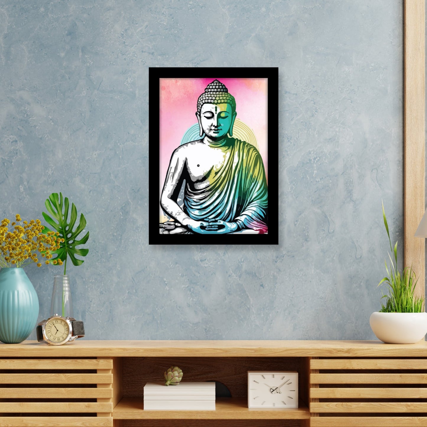 Lord Buddha: Meditative & Peaceful Face in Frame