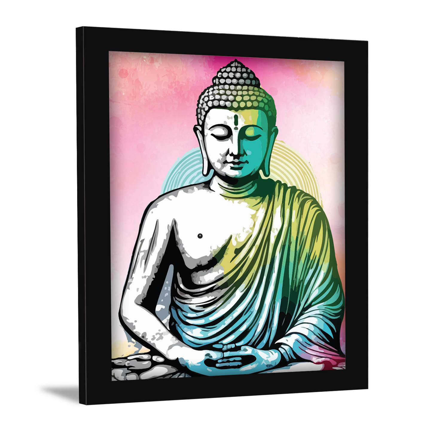 Lord Buddha: Meditative & Peaceful Face in Frame