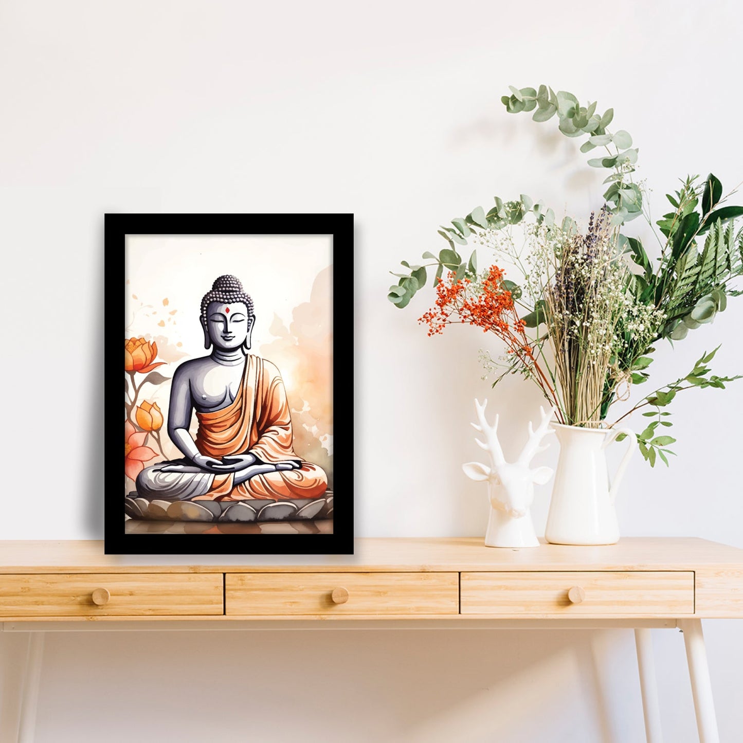 Lord Buddha: Peaceful Meditative Frame & Wall Art