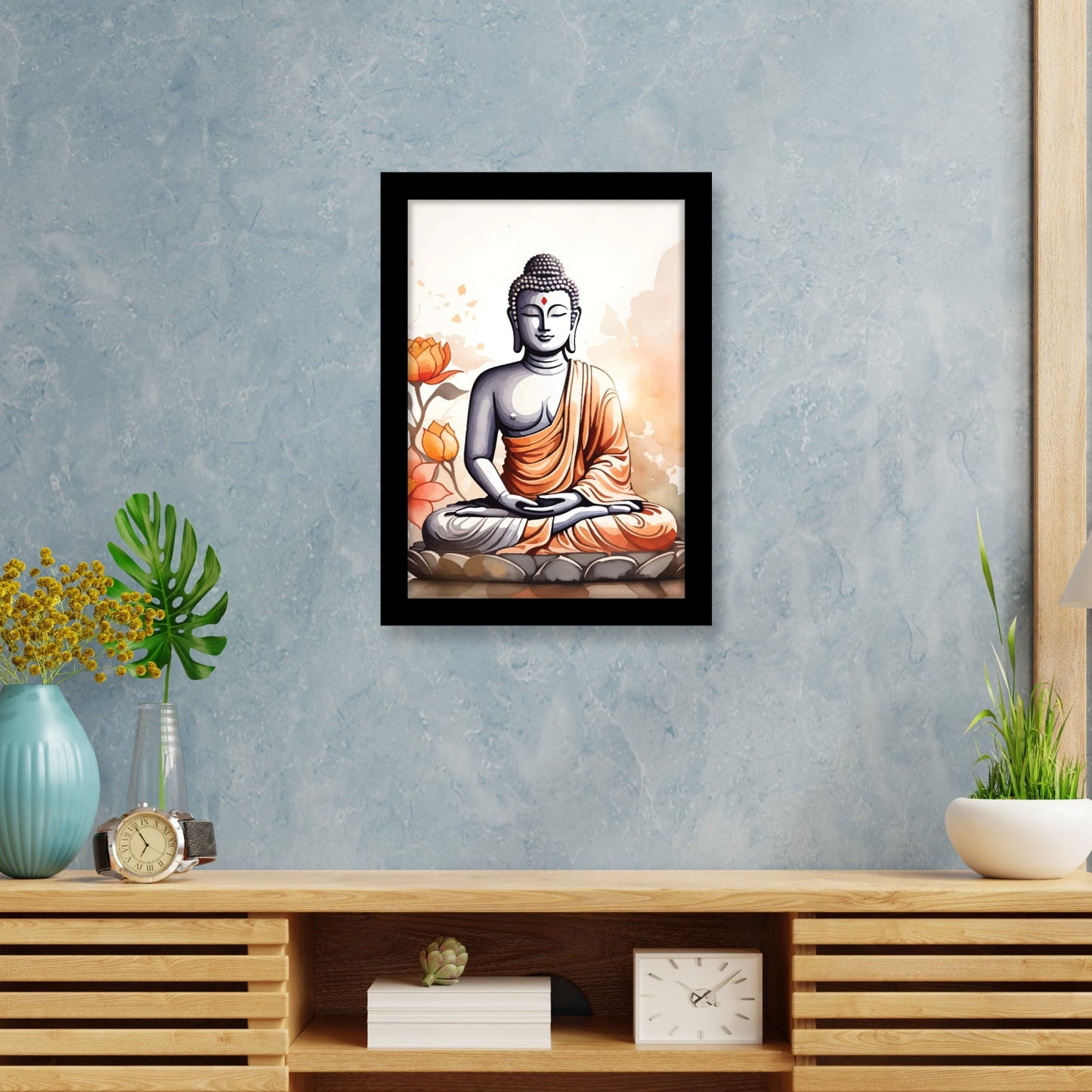 Lord Buddha: Peaceful Meditative Frame & Wall Art