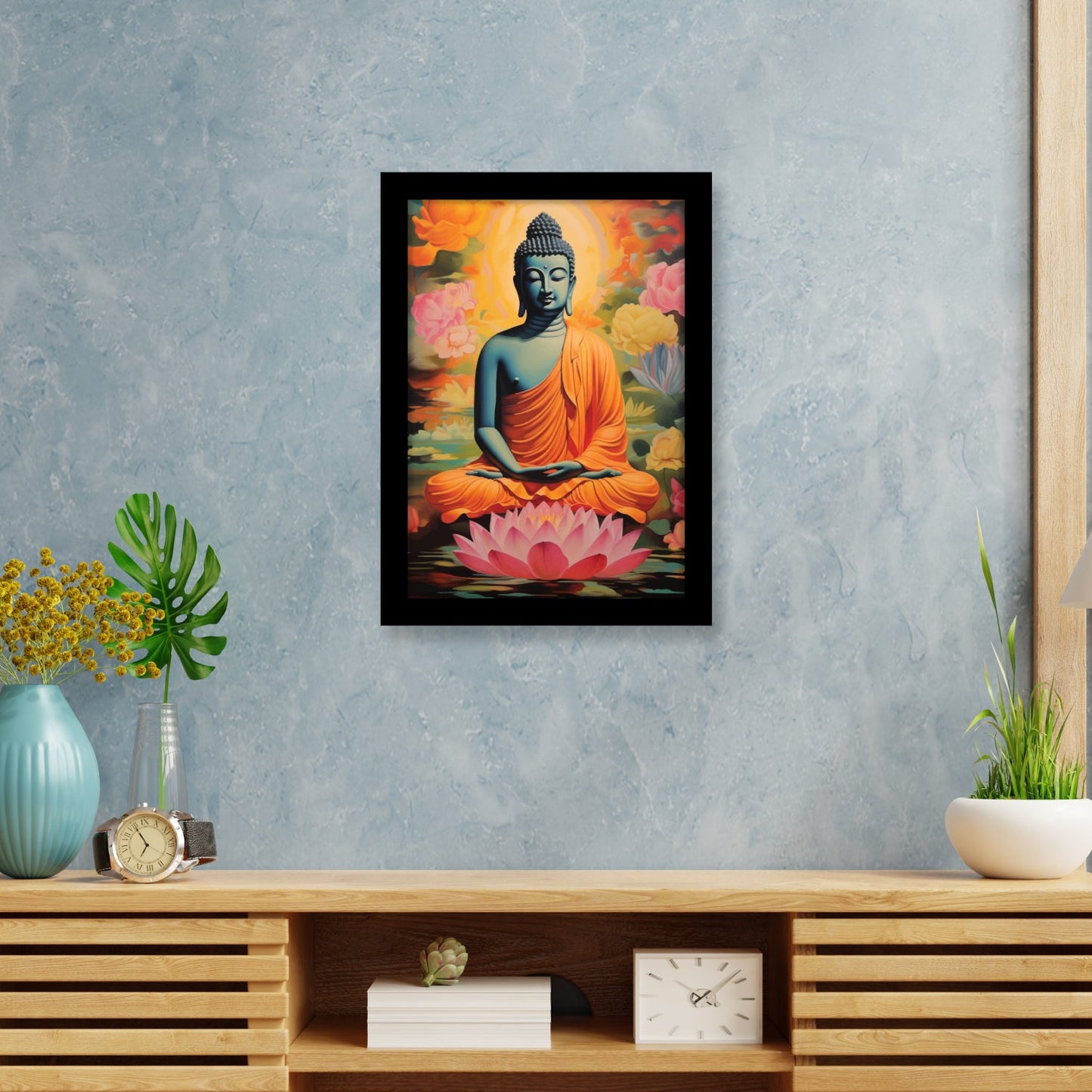 Meditative Buddha Photo Frame & Wall Art
