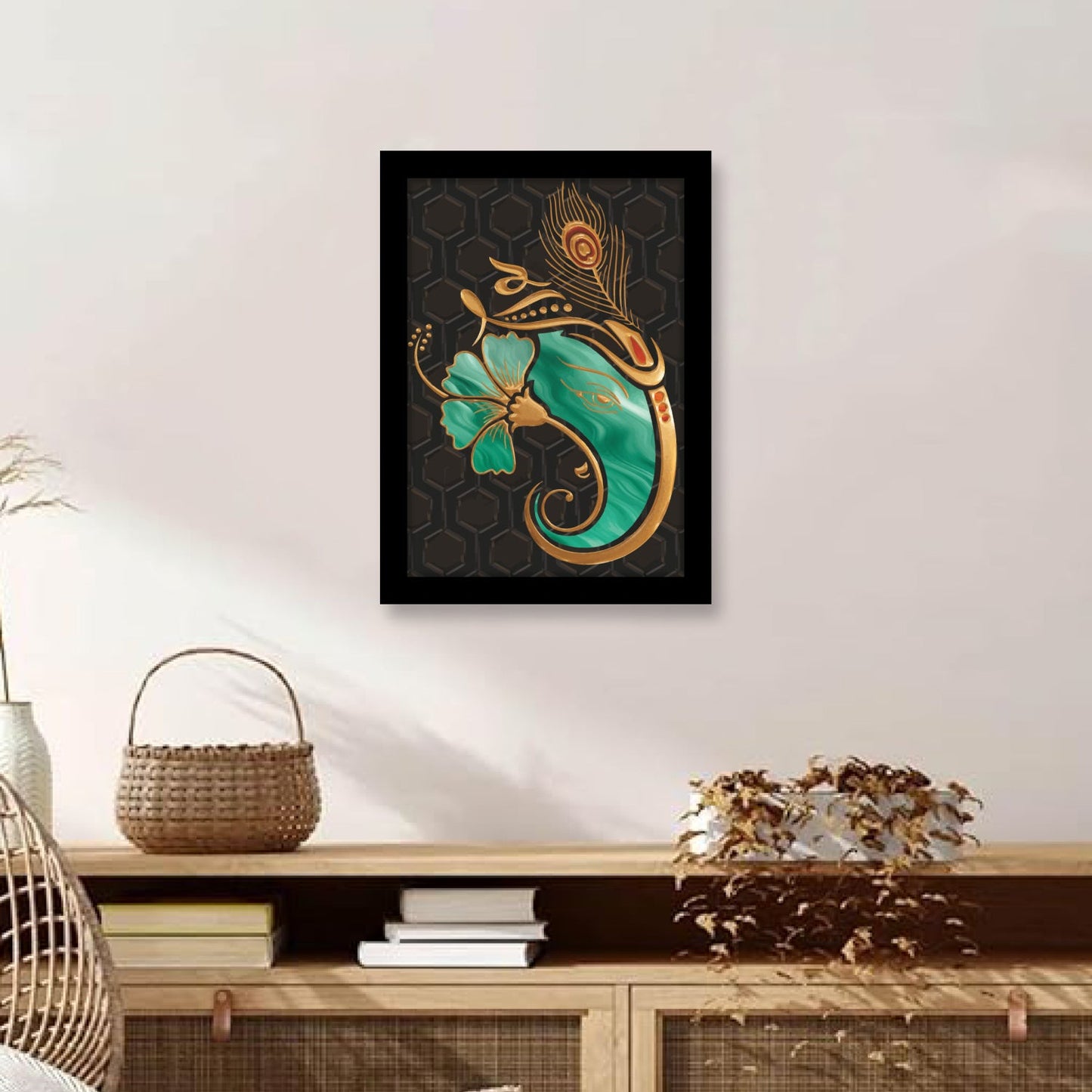 Ganesha spiritual Art Frame for wall decor