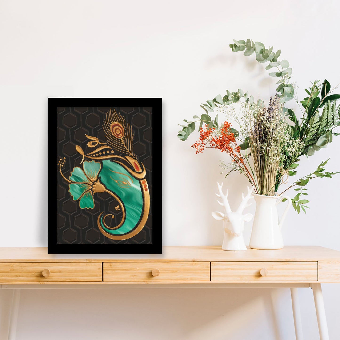 Ganesha spiritual Art Frame for wall decor