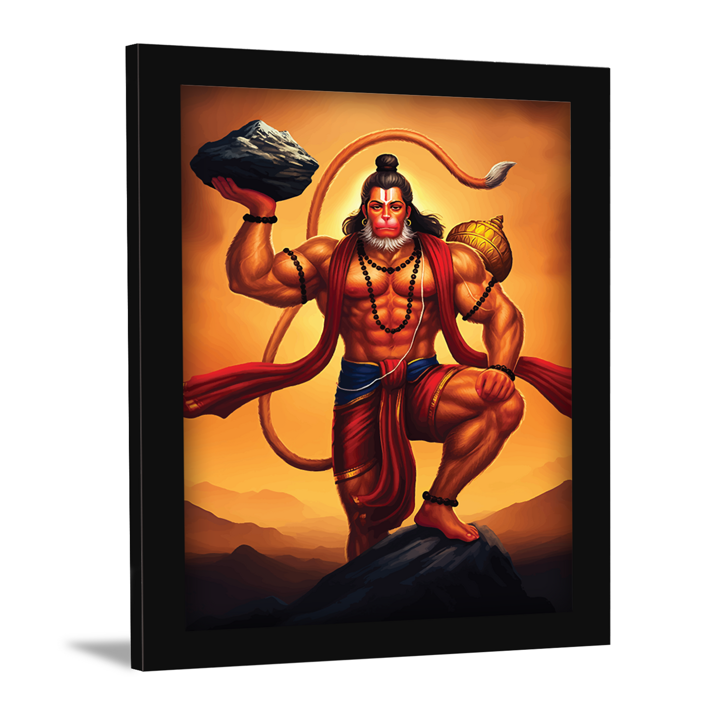 Bajrangbali: The Mighty Lord Hanuman Photo Frame & Wall Art