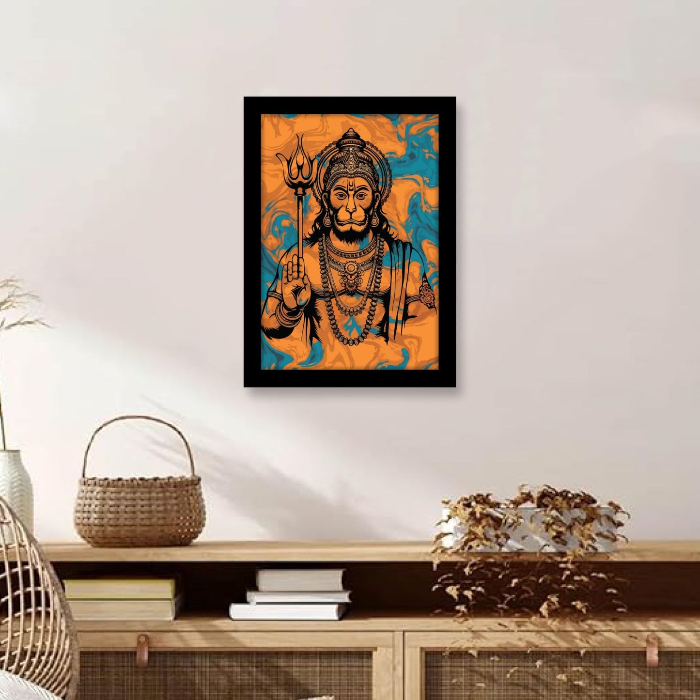 Lord Hanuman’s Blessing: Sacred Photo Frame