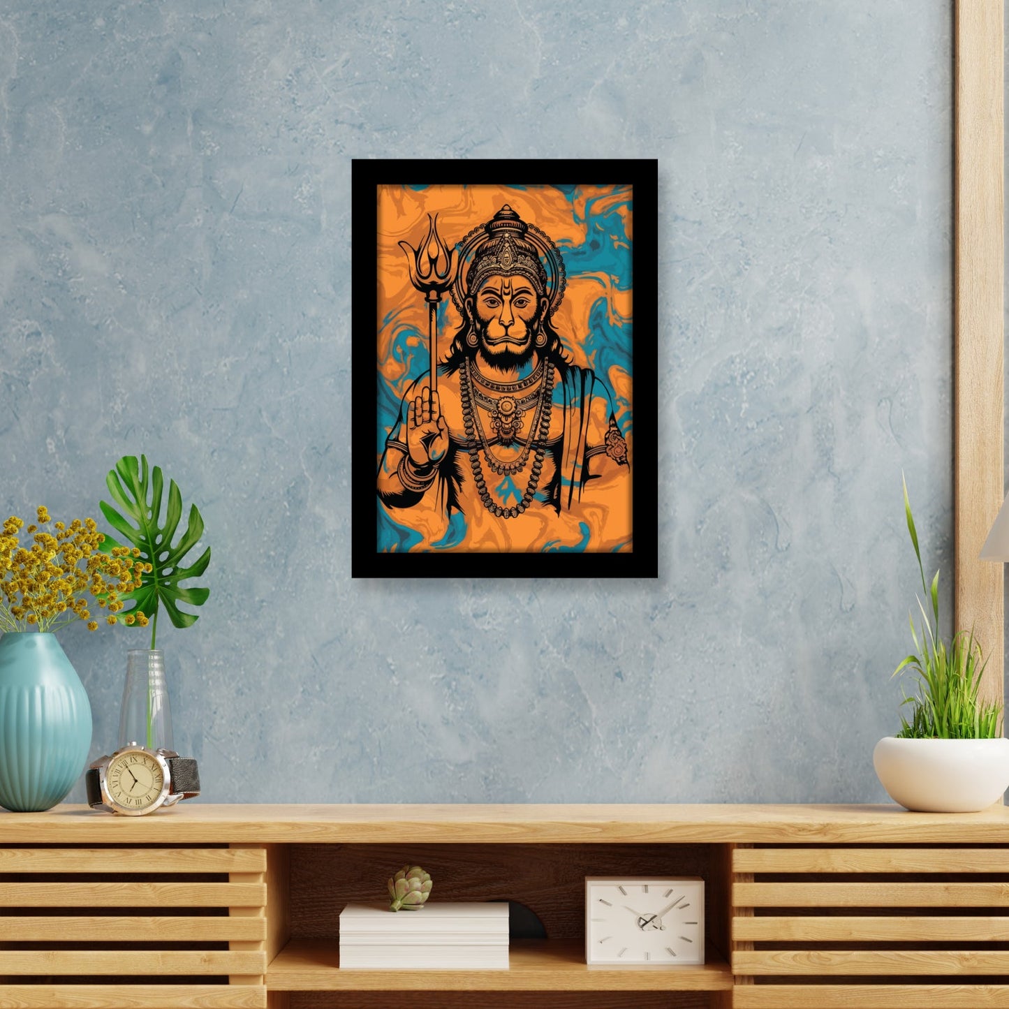 Lord Hanuman’s Blessing: Sacred Photo Frame