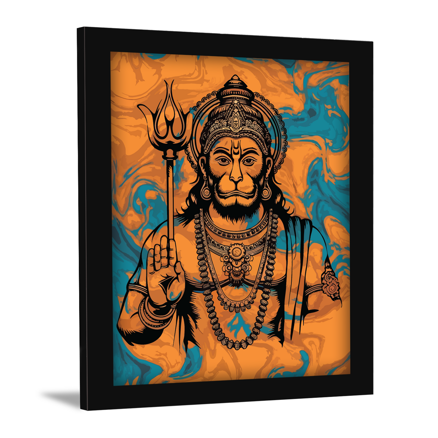 Lord Hanuman’s Blessing: Sacred Photo Frame