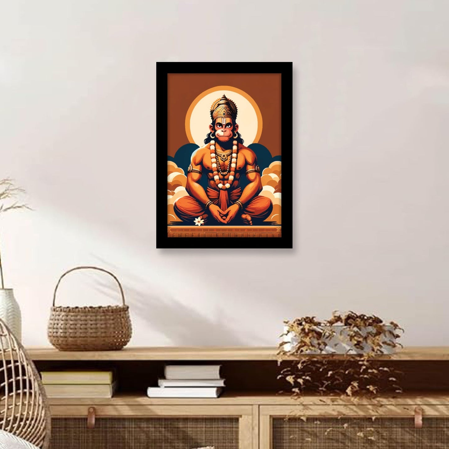 Mahabali Hanuman Photo Frame & Wall Art