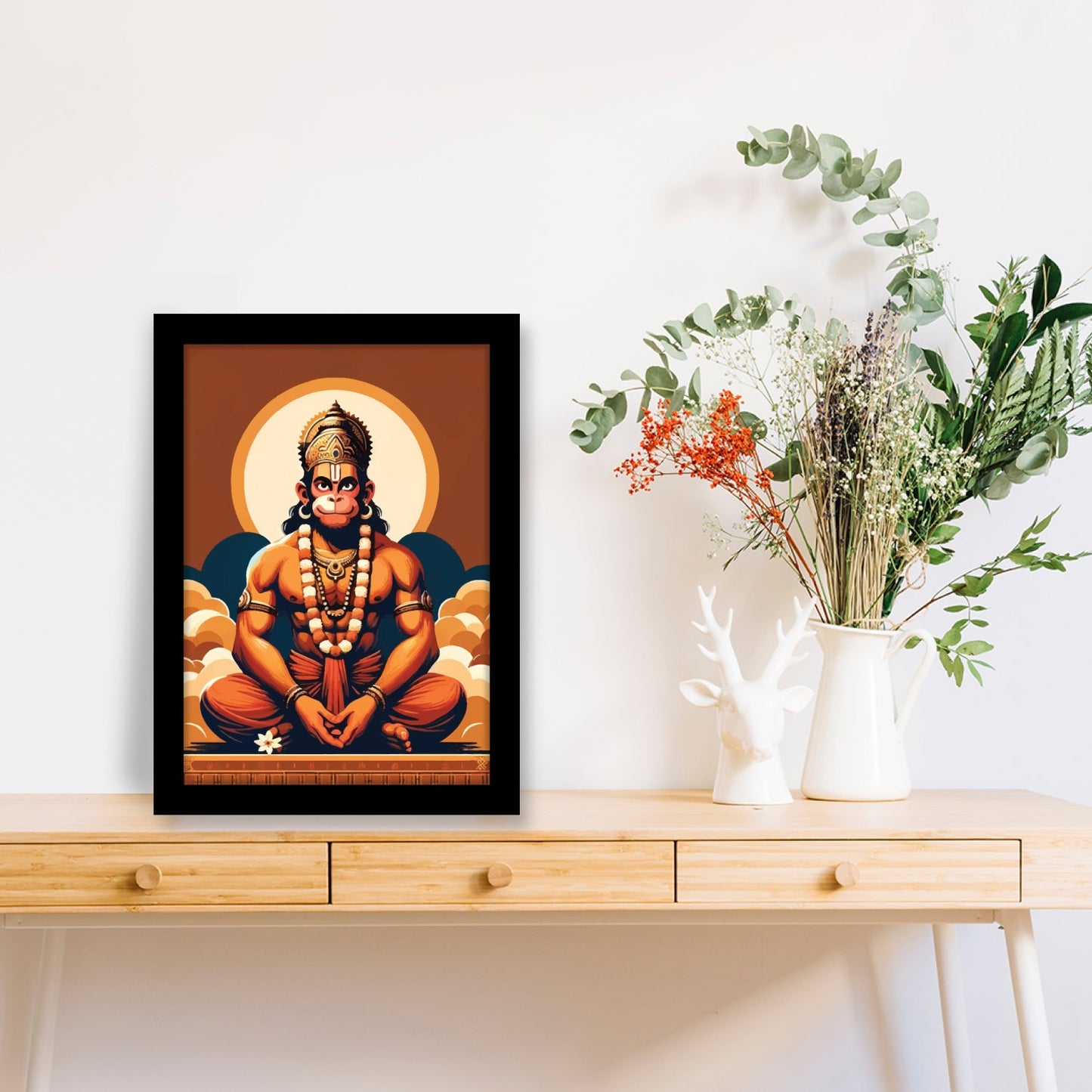 Mahabali Hanuman Photo Frame & Wall Art