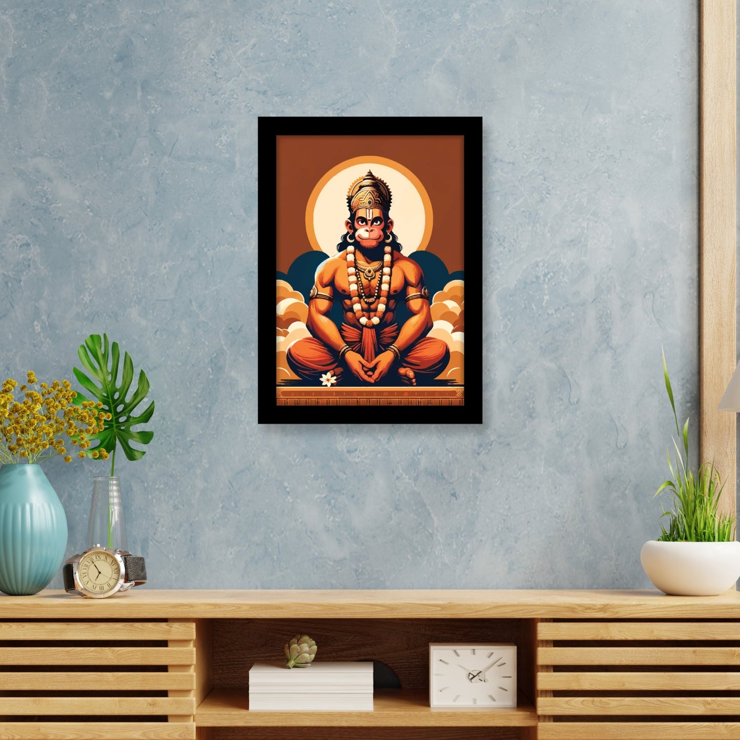 Mahabali Hanuman Photo Frame & Wall Art