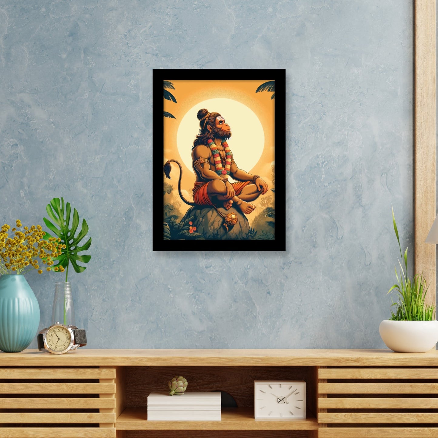 Hanuman: The Divine Power of Innocence - Photo Frame & Wall Art
