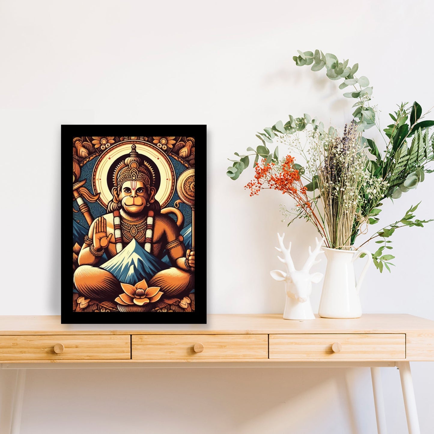 Spiritual Lord Hanuman Frame & Wall Art
