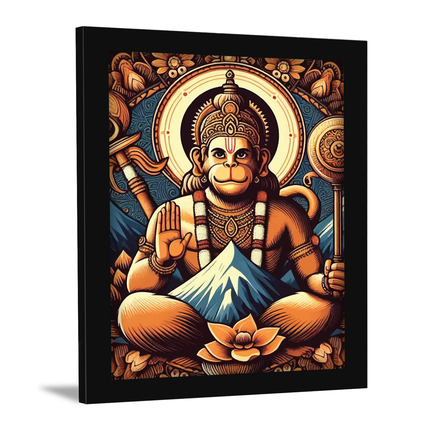 Spiritual Lord Hanuman Frame & Wall Art