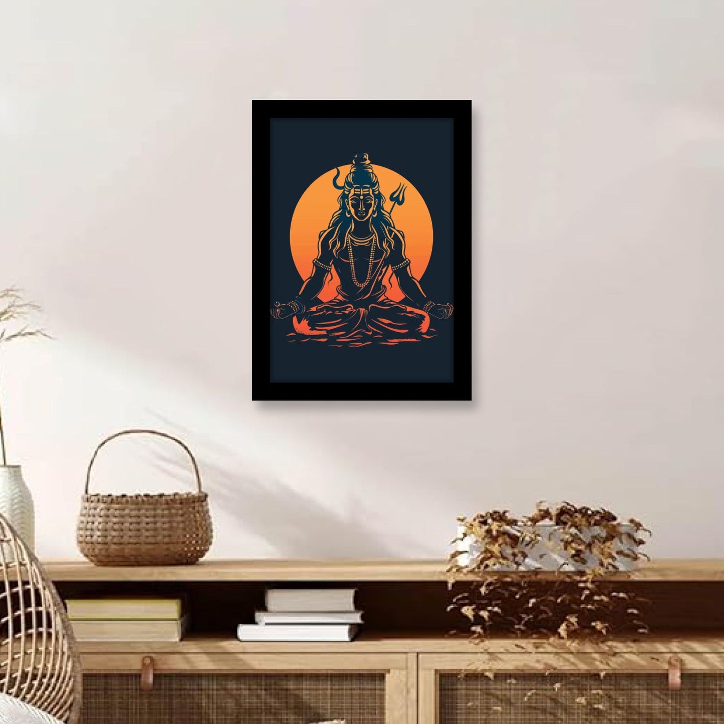 Sacred Lord Shiva Photo Frame & Wall Art