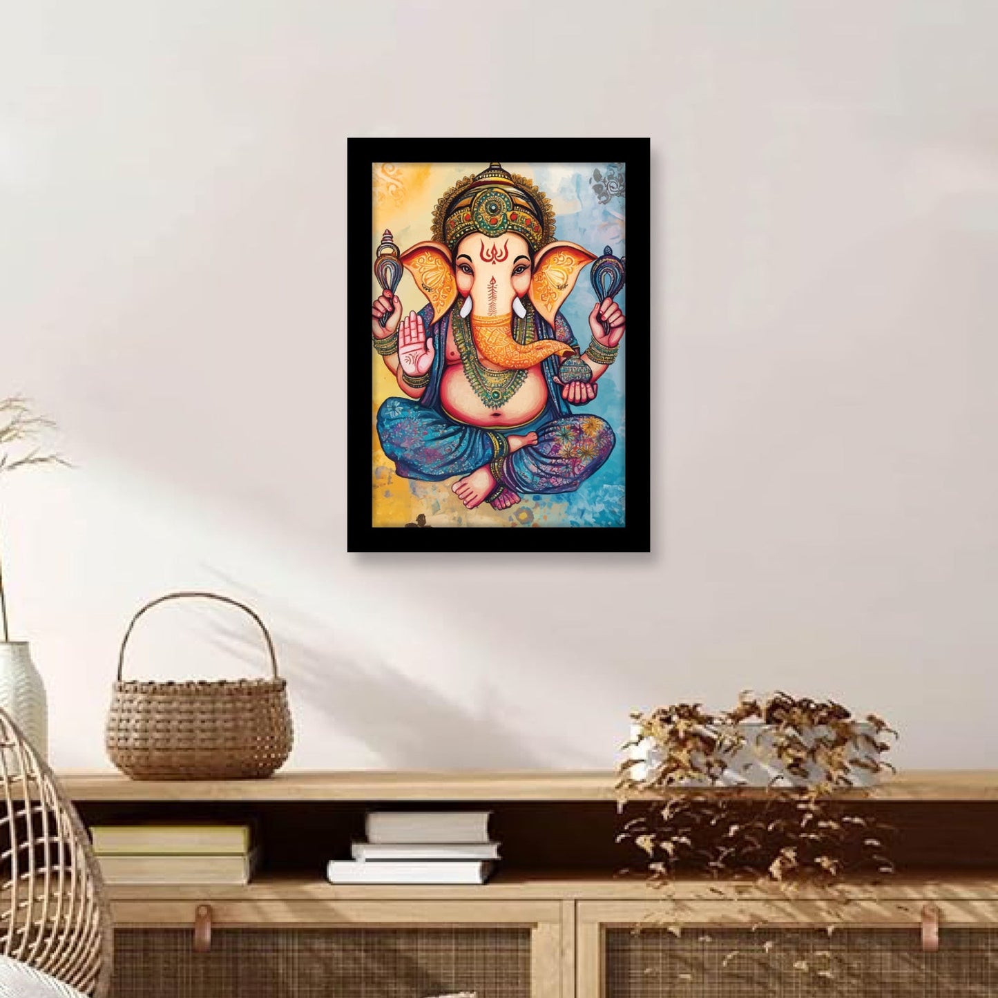 Ganesha: Symbol of Prosperity Framed Wall Art