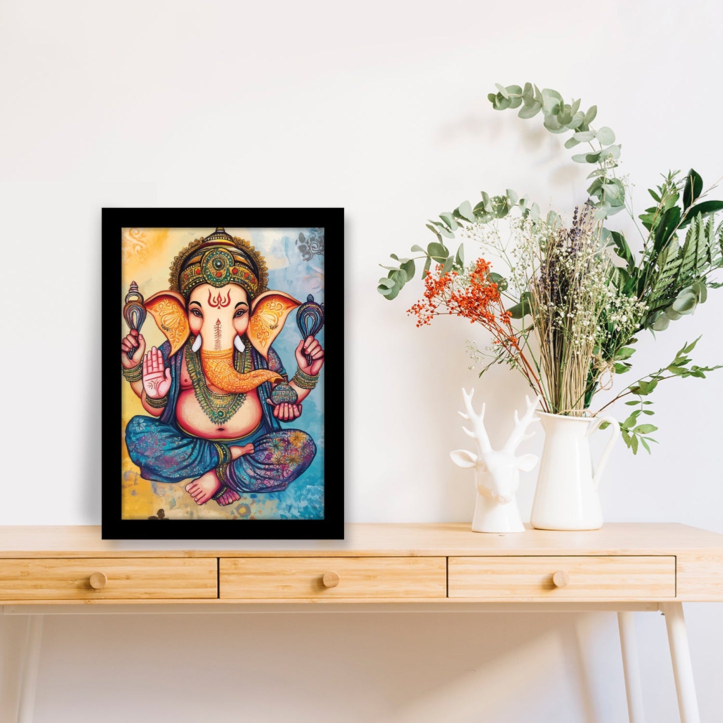Ganesha: Symbol of Prosperity Framed Wall Art