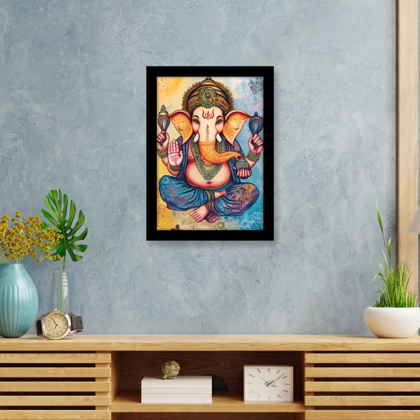 Ganesha: Symbol of Prosperity Framed Wall Art