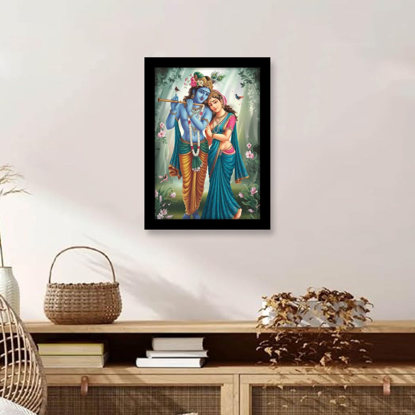 Eternal Love of Radha Krishna Framed & Wall Art