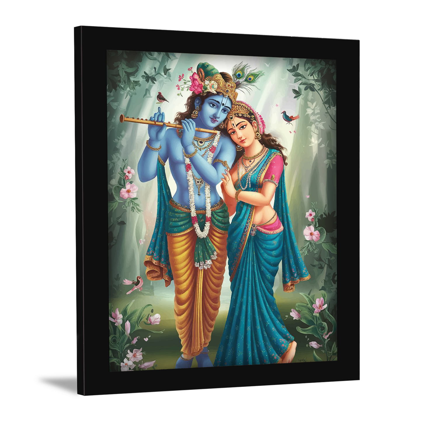 Eternal Love of Radha Krishna Framed & Wall Art