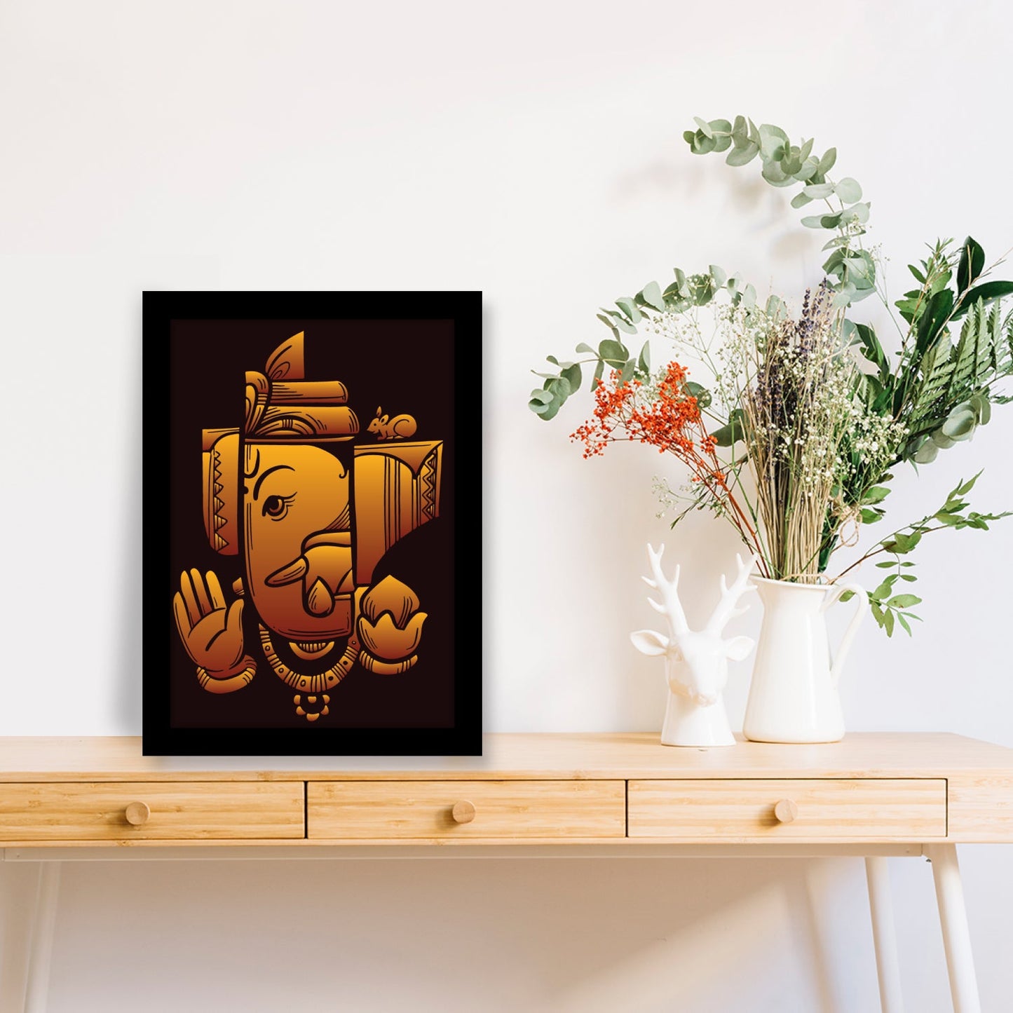 Lord Ganesha Spiritual Photo Frame & Wall Art