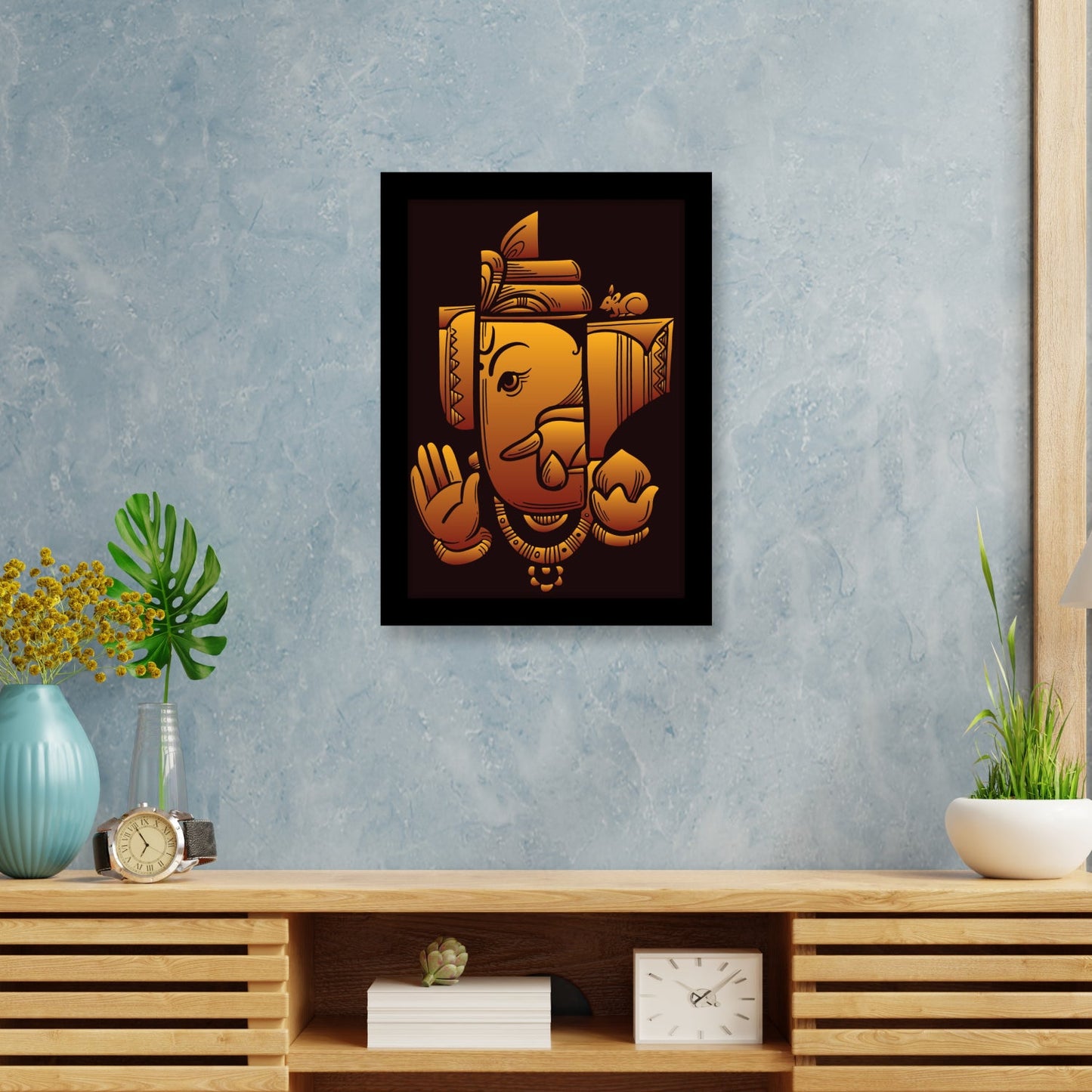 Lord Ganesha Spiritual Photo Frame & Wall Art
