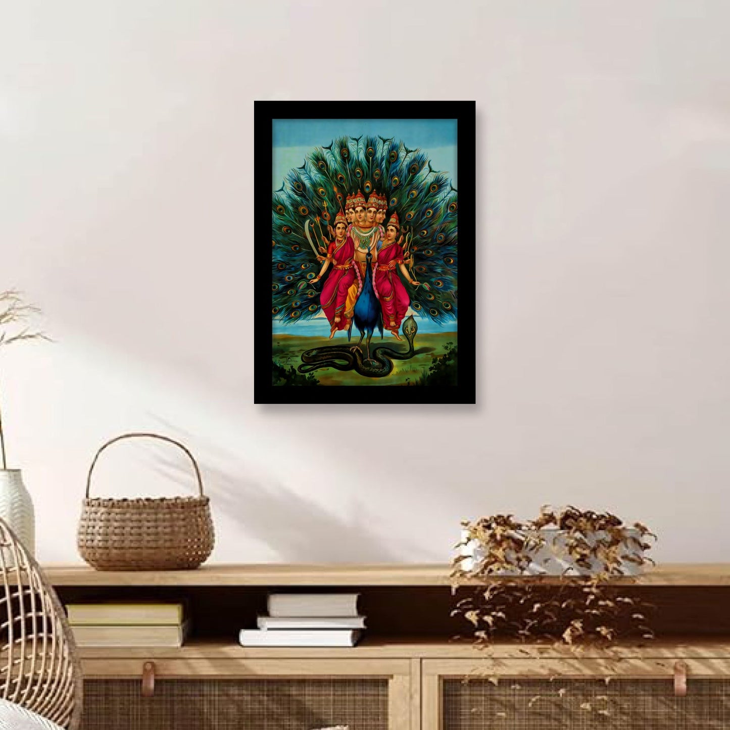 Lord Murugan: A Divine Creation by Raja Ravi Varma
