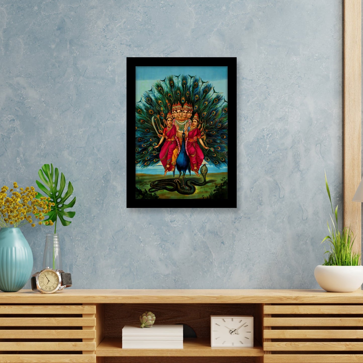 Lord Murugan: A Divine Creation by Raja Ravi Varma