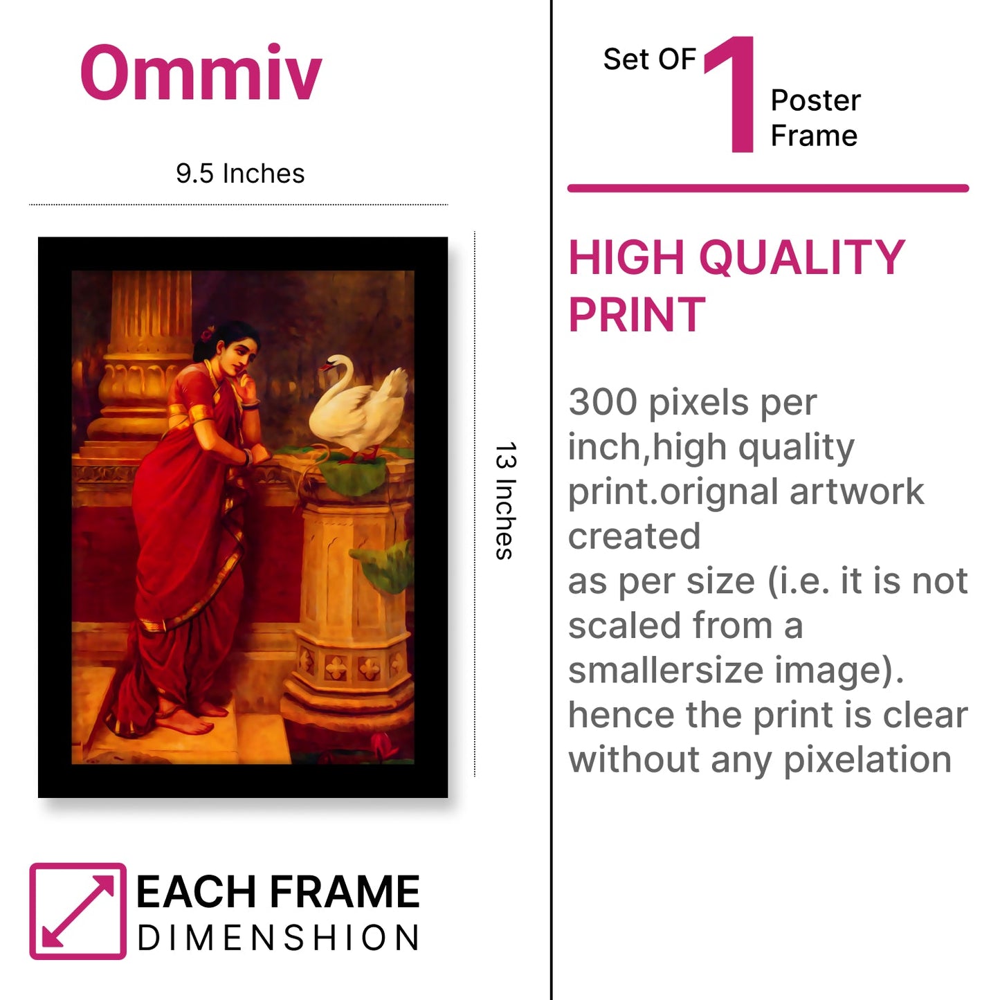 Hamsa Damayanti: A Divine Love Story by Raja Ravi Varma