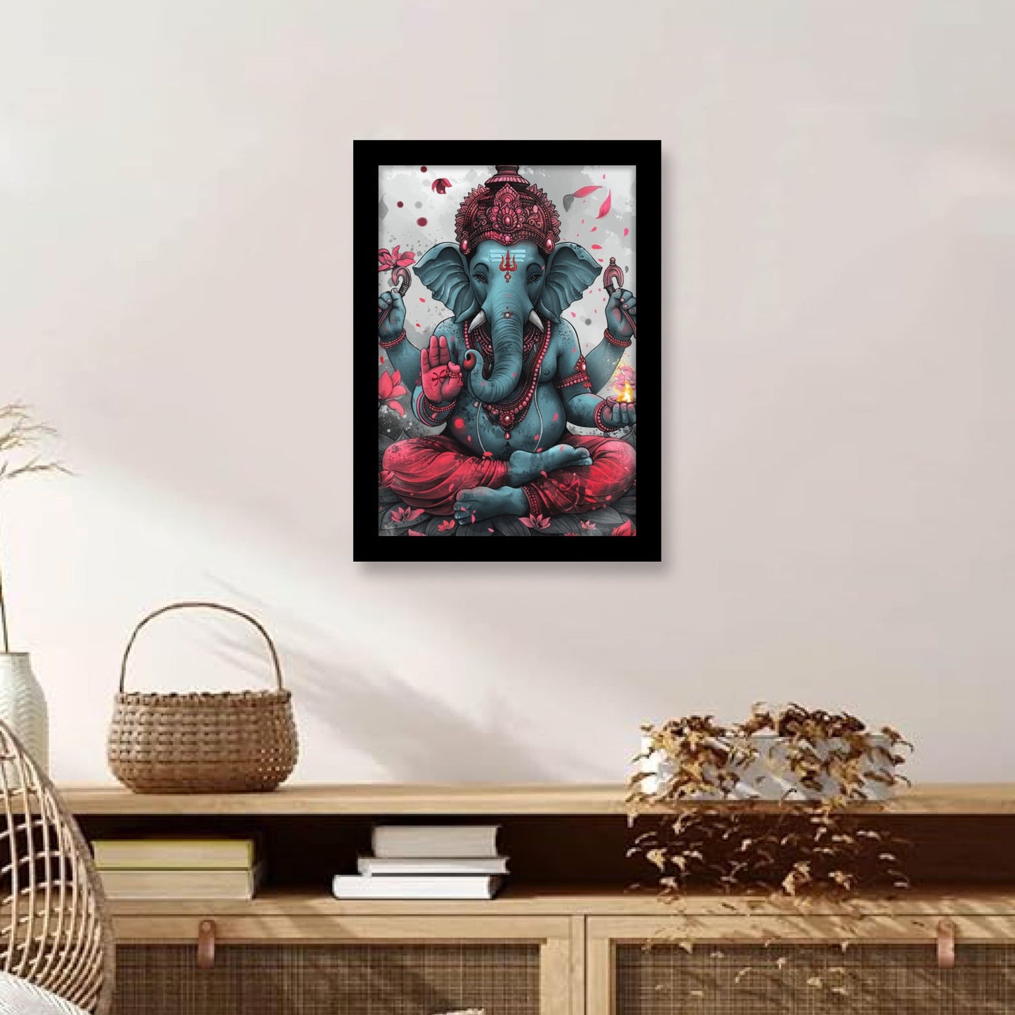 Sacred Lord Ganesha Wall Art & Photo Frame