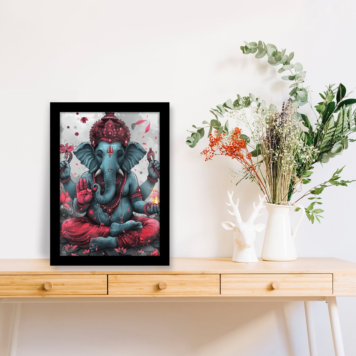 Sacred Lord Ganesha Wall Art & Photo Frame