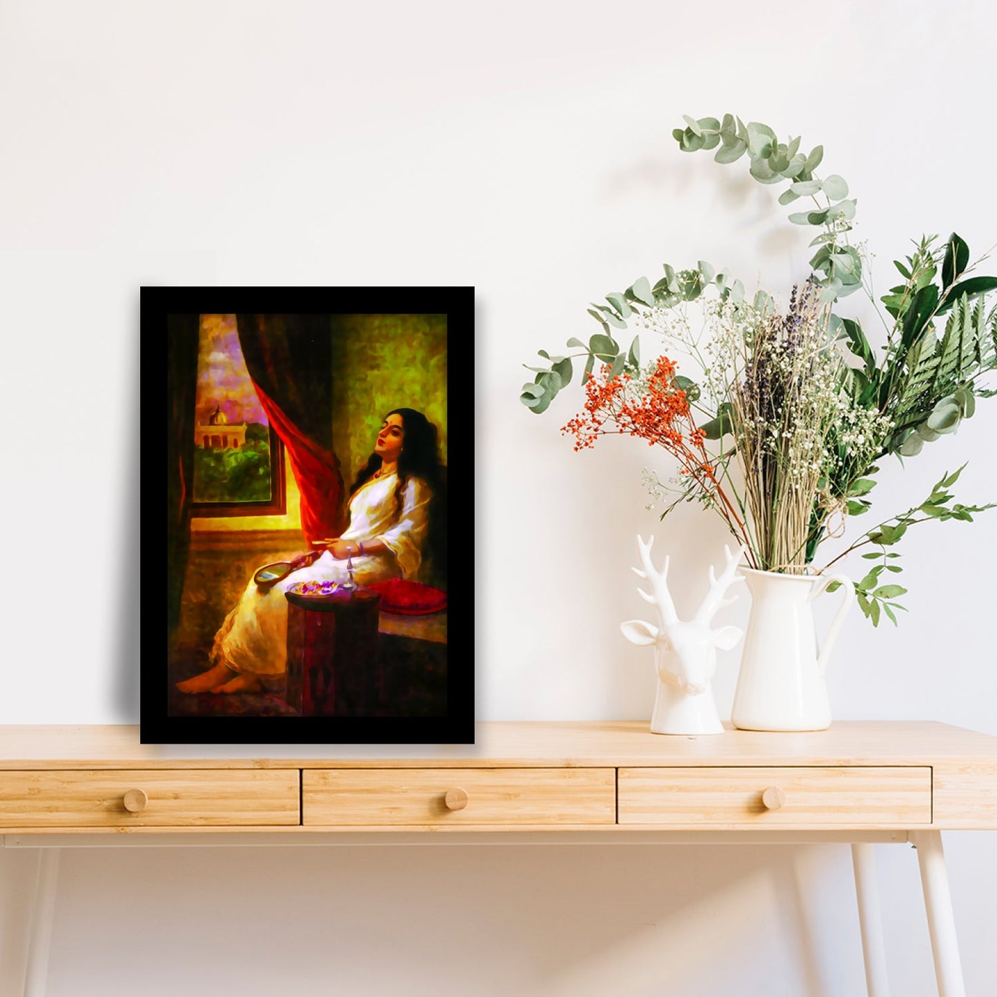 In Contemplation: Timeless Art by Raja Ravi Varma